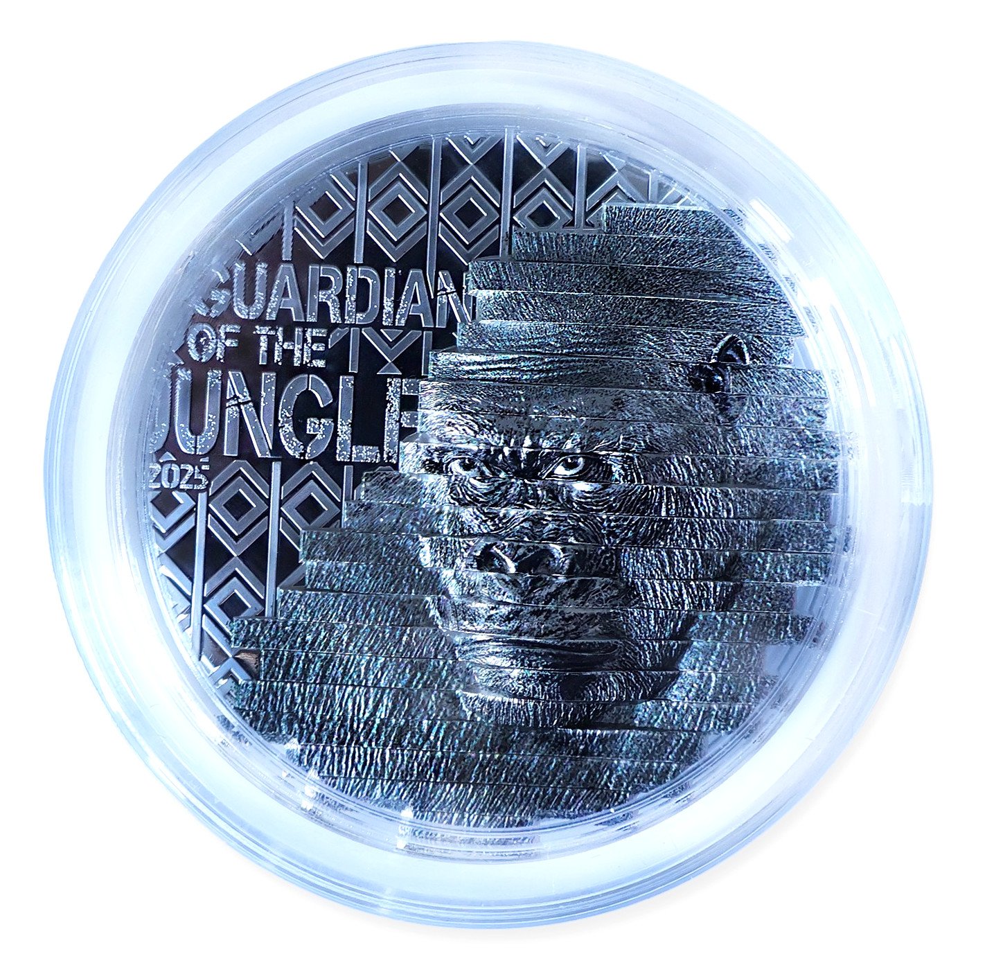 2025 Cook Islands Reconstruction Gorilla 2oz Proof .9999 Silver $10 Mintage 999