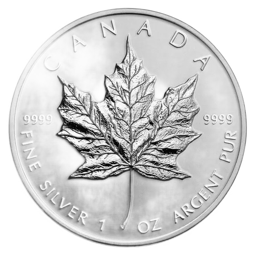 2014 Bullion Replica Silver Maple Leaf 1 oz Reverse Proof